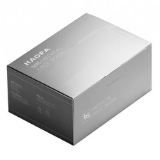 HAOFA N95立體醫療口罩 氣密型 XS, 30片, 1盒, 丁香藍