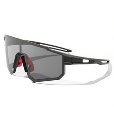 XNR 運動偏光護目鏡 + 度數夾套組, 1套, 黑色