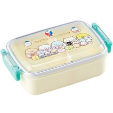 Skater 銀離子分格方形便當盒 RBF3ANAG 450ml, 角落生物款, 1個