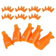 Dalmore Nail Soak-off Clip for Fingers, 40個, 橘色