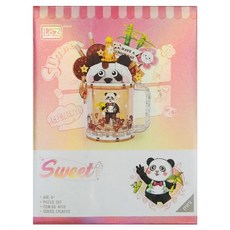 LoZ 積木玩具 4206 雪糕流沙杯, 黑巧可可, 1個