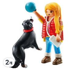플레이모빌 마운틴 독과 여자 피규어 71738, 2개