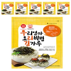 바다모아 우리엄마 요리비법 김가루, 60g, 6개