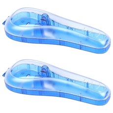 Mantoolkitsu旅行用刮鬍刀收納盒 藍色, 1入, 2個