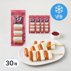 쿠즈락 소스담은 소떡소떡 (냉동), 135g, 30개