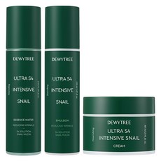 DEWYTREE Ultra S4 Intensive蝸牛霜 80ml+精華水 150ml+乳液 150ml 3款組, 1組