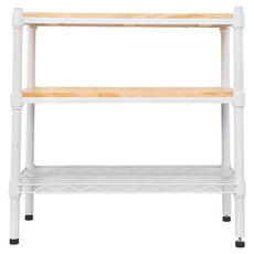 dayneeds 日需百備 松木烤漆三層架, 白色, 3層