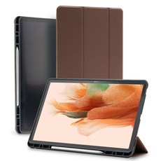 GOOSPERY Galaxy Tab 附筆槽平板電腦皮套, 棕色