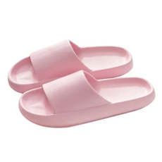 踩屎拖鞋, Q彈柔軟 超厚鞋底 輕盈材質, 38~39, 粉色