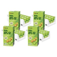 빙그레 맛있는 콩두유, 200ml, 96개