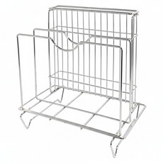 Middi 咪蒂 不鏽鋼砧板刀具架, 銀色, 1入