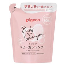 pigeon 貝親 洗髮慕斯補充包 粉色花香, 300ml, 1包