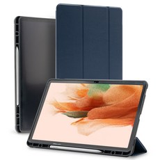 GOOSPERY Galaxy Tab 附筆槽平板電腦皮套, 海軍藍