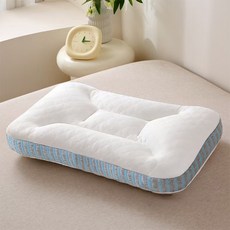 甜蜜商店 舒適好眠頸椎枕, 1個, 藍色