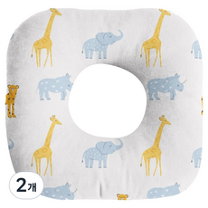 소울리치 피어싱 수면 안심 배게, 기린, 2개