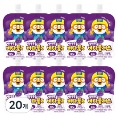 Pororo 淘氣小企鵝 Vita Plus 葡萄飲品, 20個, 100ml