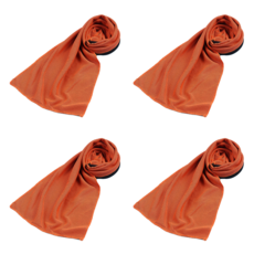 Bacogel 涼感乾式運動毛巾 80 x 30 cm, 橘色, 4個