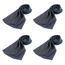 Bacogel 涼感乾式運動毛巾 80 x 30 cm, 黑色, 4個