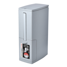 FAmILyLIFE 生活 時尚簡約浴室垃圾桶馬桶刷 A-145-G 1420g, 時尚灰, 1個