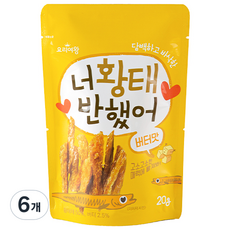 明太魚乾 奶油口味, 20g, 6個