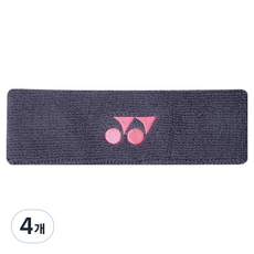 요넥스 헤어밴드 249BN003U, STONE CHARCOAL, 4개