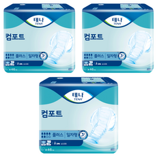 테나 컴포트 플러스 성인기저귀 남녀공용, 46개입, 3개
