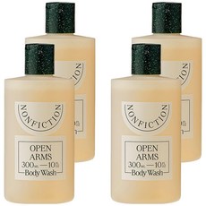 논픽션 오픈암스 바디워시, 4개, 300ml