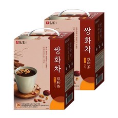 Damtuh 丹特 雙和茶沖泡粉隨身包, 15g, 70包, 2盒