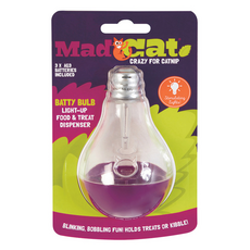 Mad Cat 漏食燈泡益智貓玩具 30g, 燈泡, 1個