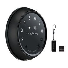 zigbang 圓形智慧數位門鎖, SHP-A20, 顧客自行安裝