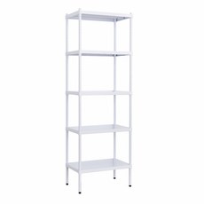 dayneeds 日需百備 極致工藝 烤漆架 展示架/儲藏架/收納層架/層架/鐵架, 白色, 5層