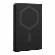 UAG 磁吸無線耐衝擊行動電源 支架款 5000mAh, 黑鈦色, SLM-5