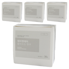 DaynDay 抽取式抹布, 30個, 4個