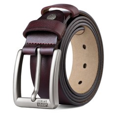 JEEP SPIRIT JEEPSPIRIT正品男款皮革扣環腰帶 OM18CD996BT0493+正品腰帶盒子