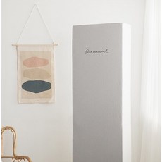 BEBE DECO 字母刺繡方形立式空調防塵罩, 灰色