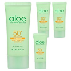 Holika Holika 蘆薈防水防曬霜 SPF 50+ PA++++, 70ml, 4個
