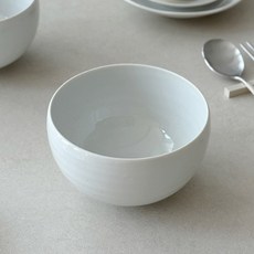 NICOTT Le Blanc 圓形湯碗 丼飯碗, 單一顏色, 1個
