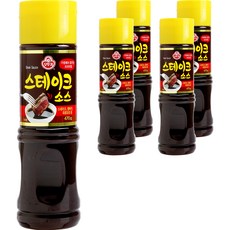 OTTOGI 不倒翁 牛排醬, 470g, 5瓶