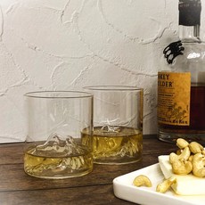 Kuri-pul 透明設計威士忌杯, 2個