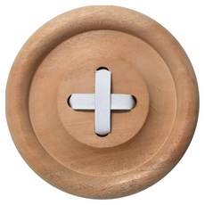 牆面造型掛勾 HA_HK/KNH0015_L 18 x 18 x 6cm, 芒果木荷蘭, 1個