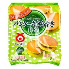 丸京 Marukyo 銅鑼燒 抹茶風味, 日本製造, 6個 Set, 324g, 1袋