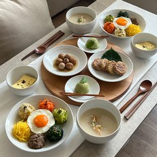 NICOTT Le Blanc 4人份麵碗家用套組 20p, 飯碗 4p + 湯碗 4p + 小盤 4p + 大盤 4p + 義大利麵碗 2p + 麵碗 2p, 單一顏色