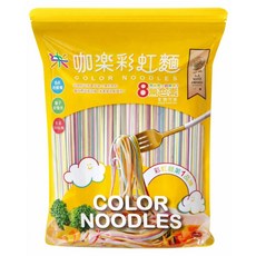 COLOR 咖樂 天然蔬果彩虹麵, 480g, 1包