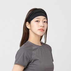 Diveco 運動髮帶, 1個, 黑色