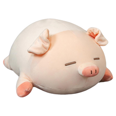 nature times 瞇眼豬絨毛娃娃, 80cm, 1個, 粉色