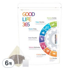 굿라이프365 볶은 결명자차 삼각티백, 3g, 25개입, 6개