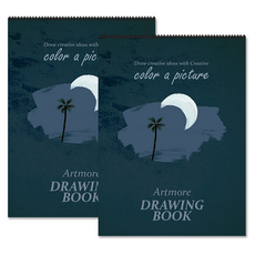 ARTMORE 專業用素描本 200g, 5開, 15張, 2個