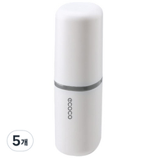 LIFE TOTEM 牙刷牙膏盒, 5個, 白色