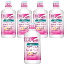 LION 獅王 Systema 細潔 適齦佳漱口水 保養級齒齦養護+ 無酒精 低刺激, 450ml, 5瓶