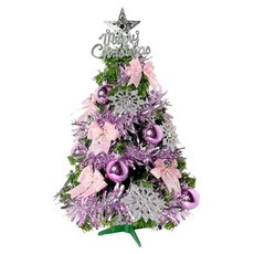 MODACore 摩達客 耶誕 特仕幸福型裝飾綠色聖誕樹 全套飾品 不含燈 YS-HGT2202006, 燦爛粉紅銀系